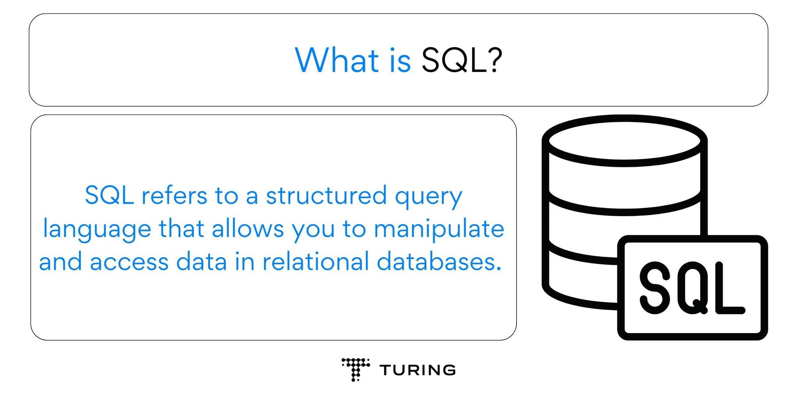 What is SQL?