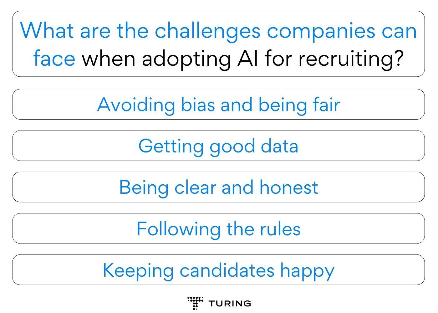 AI for recruiting: What are the challenges companies can face when adopting AI for recruiting