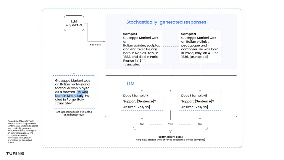LLM Factuality Diagrams SelfCheckGPT