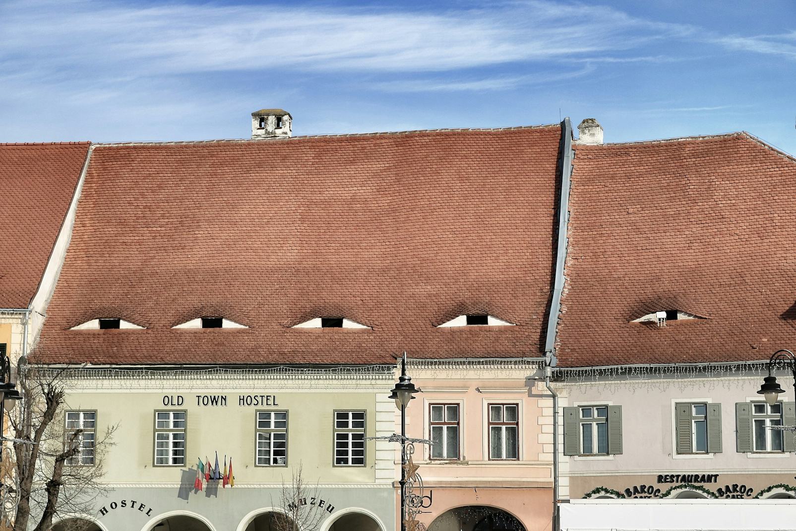 Haus mit Architektur spezifisch aus Hermannstadt 