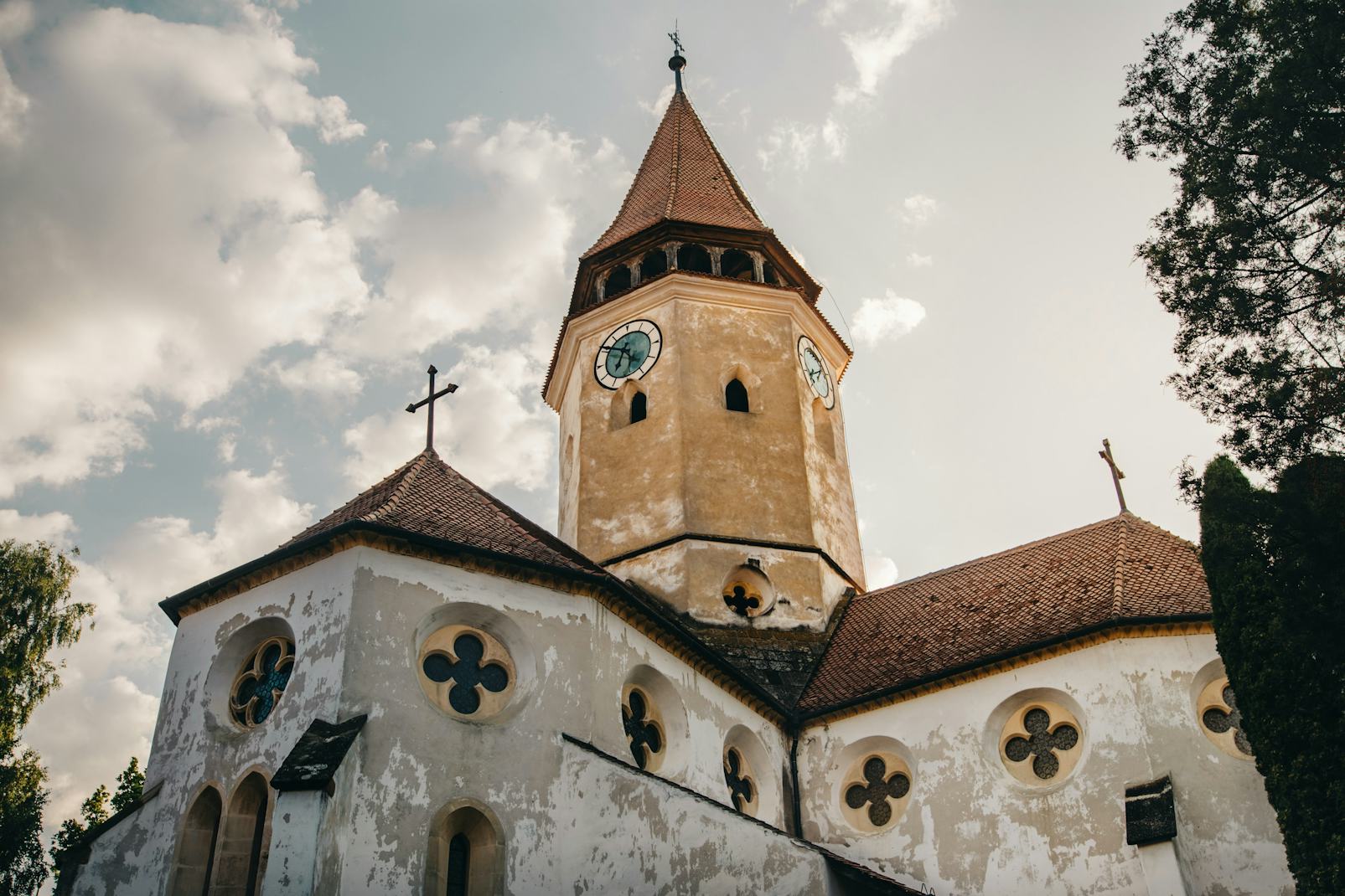 Old fortified church from Transylvania