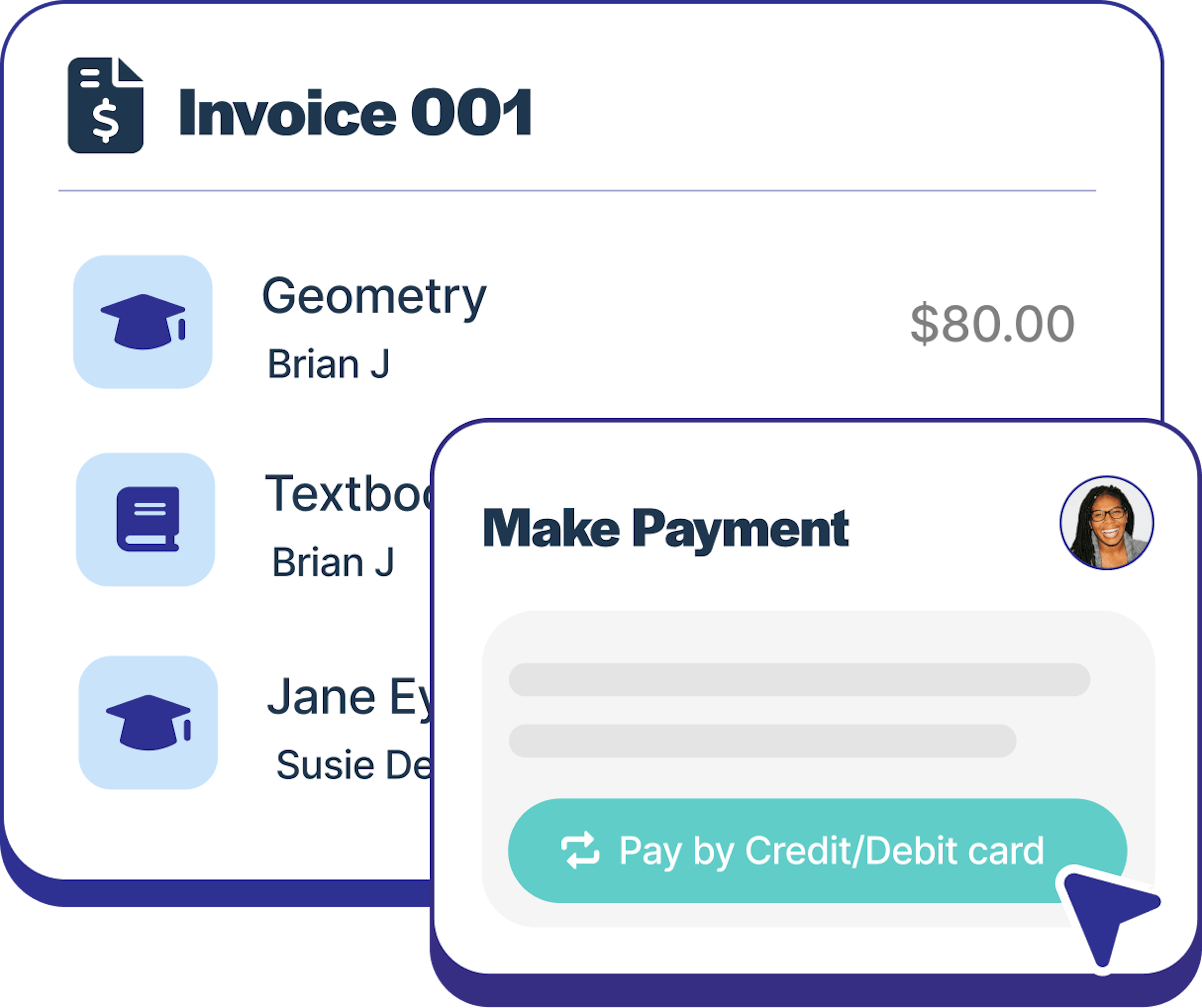 Paying an invoice in TutorCruncher