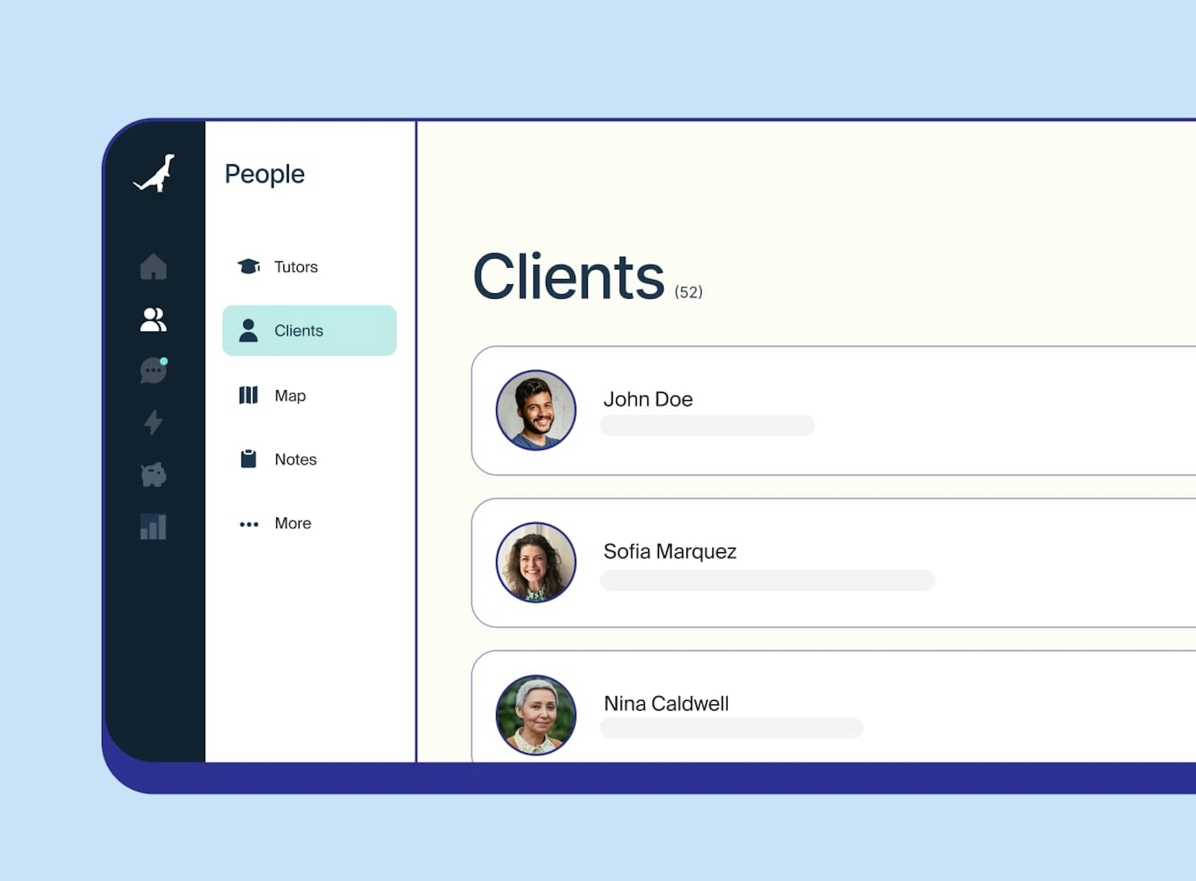 Clients dashboard