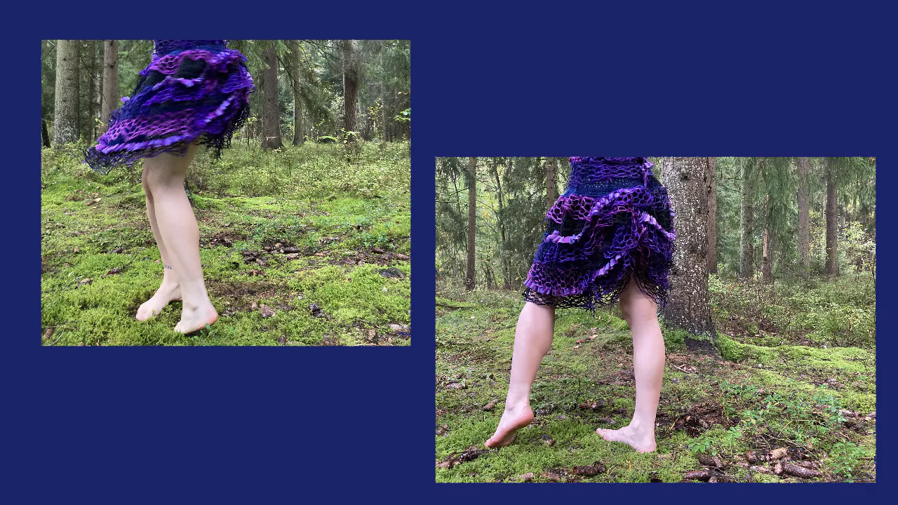 ruffle skirt