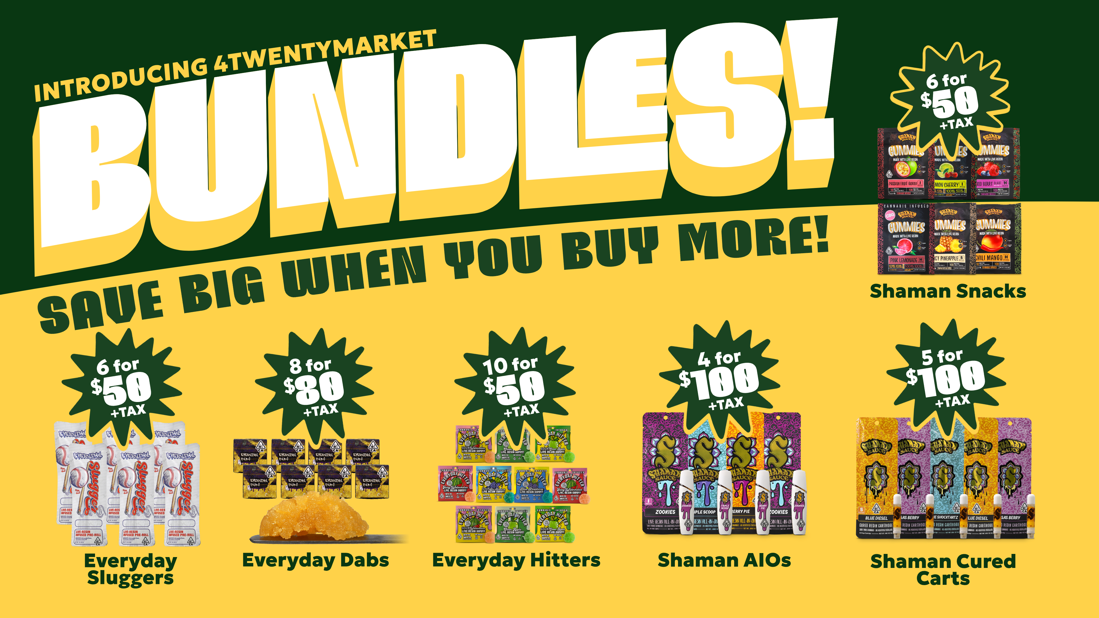 Introducing 4Twenty Market Bundles!