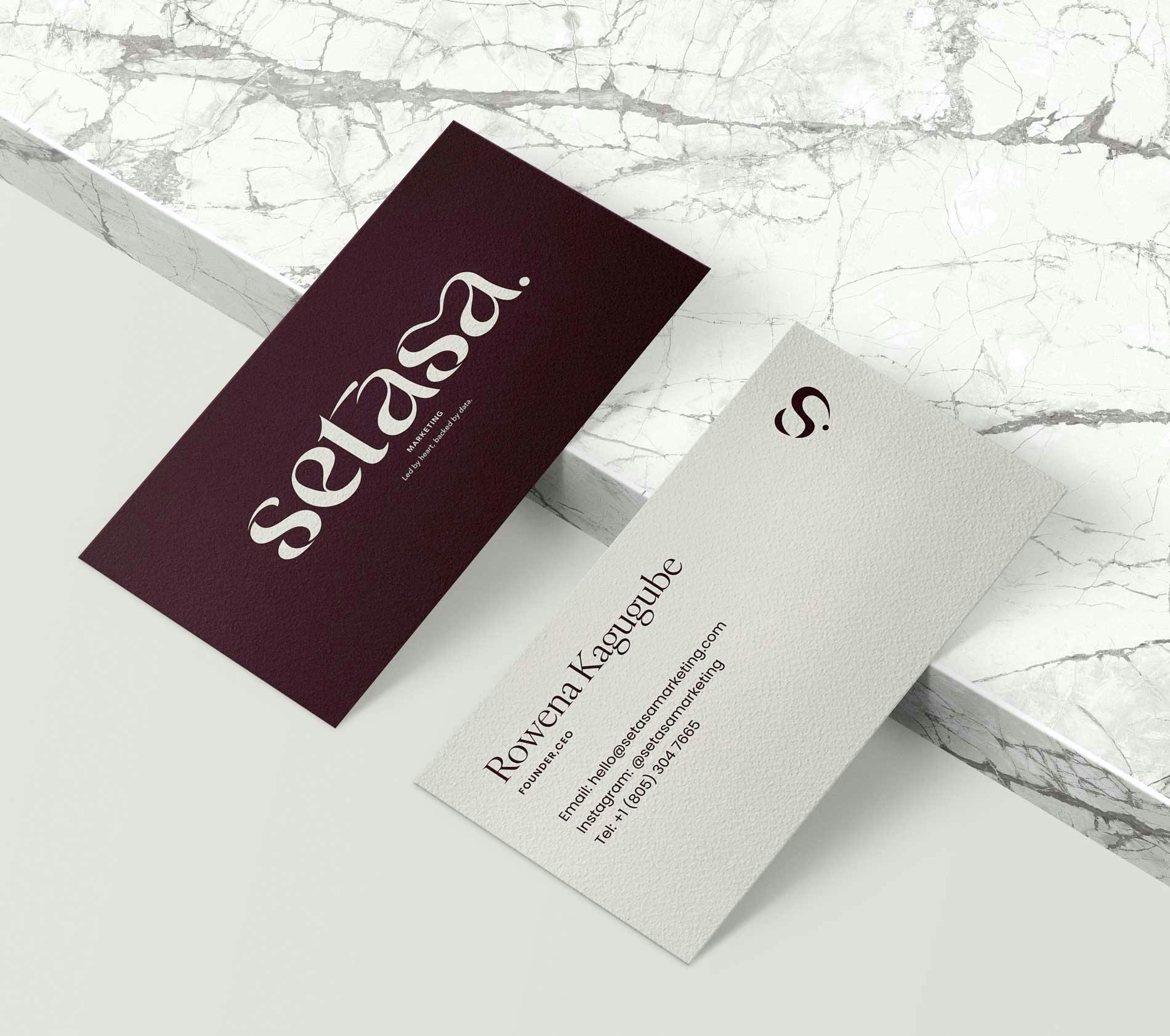 business card mockup