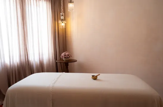 Massage room at Goldust Spa