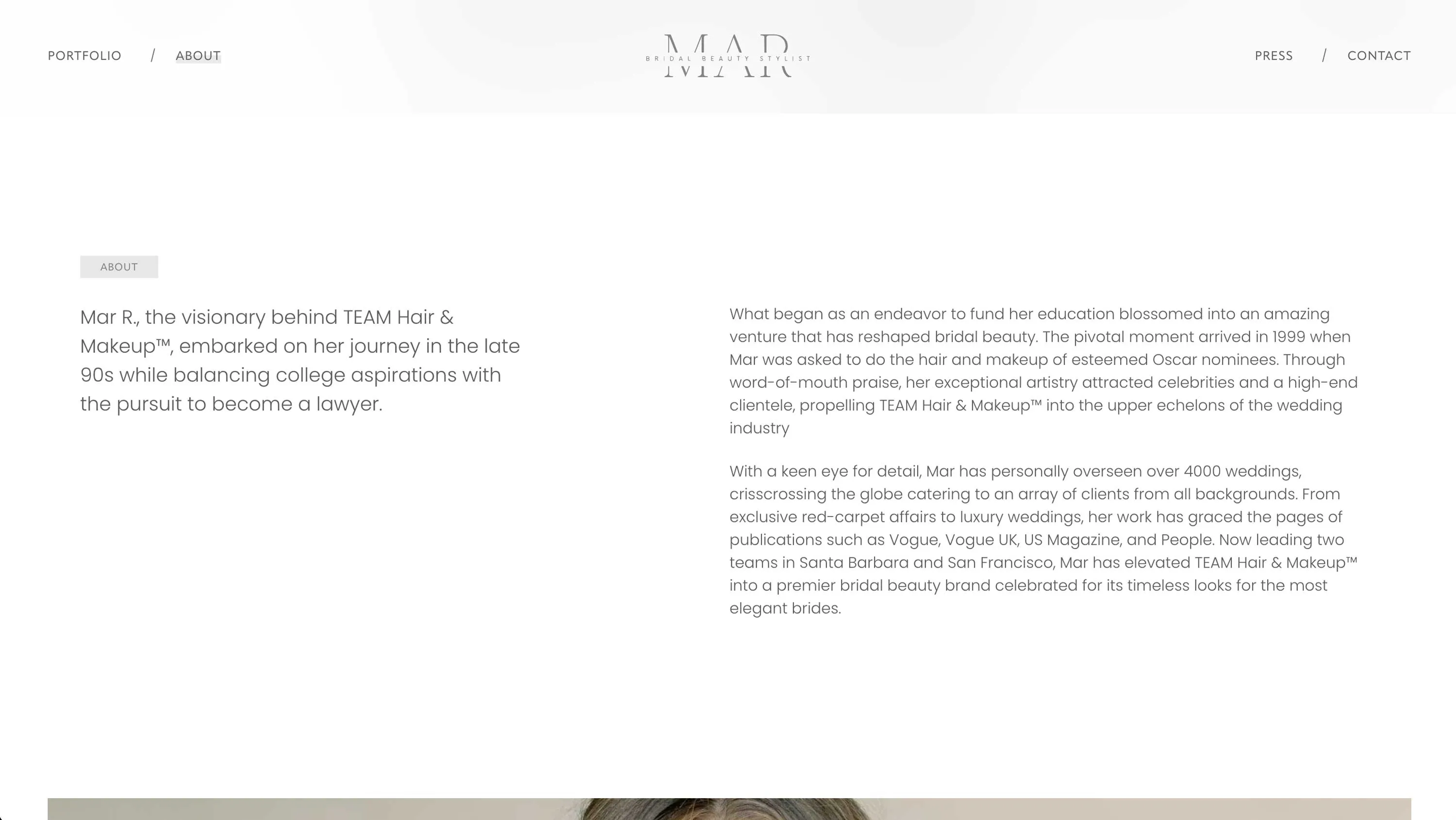Website design