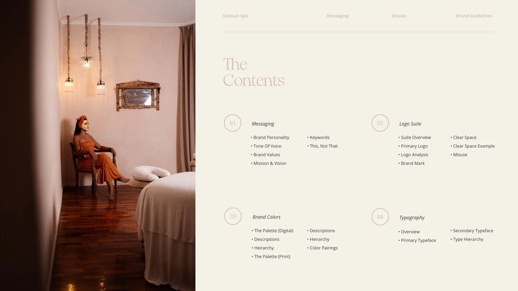 goldust spa brand guidelines