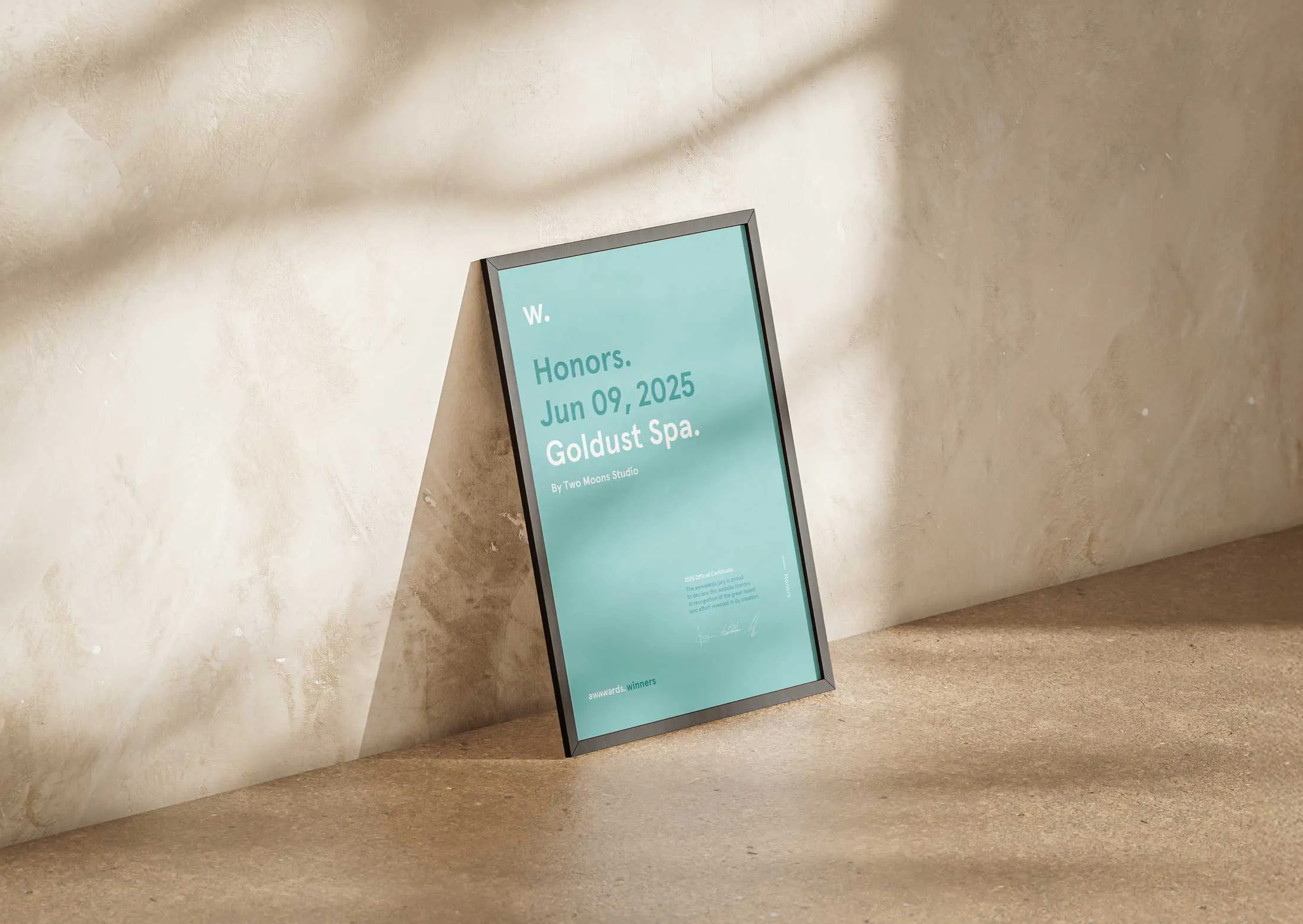 honorable mention from Awwwards