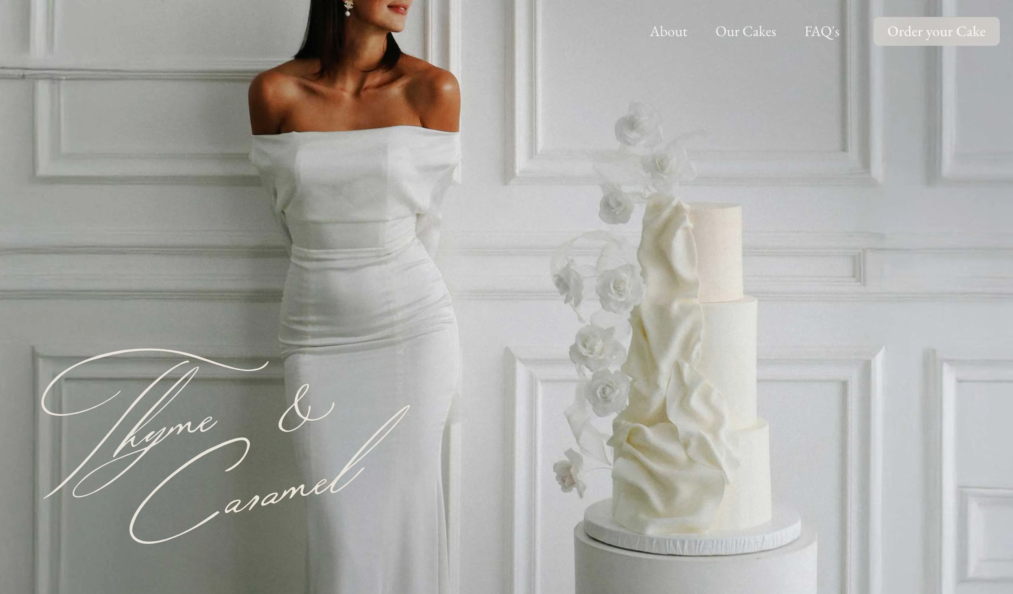 cakery website design