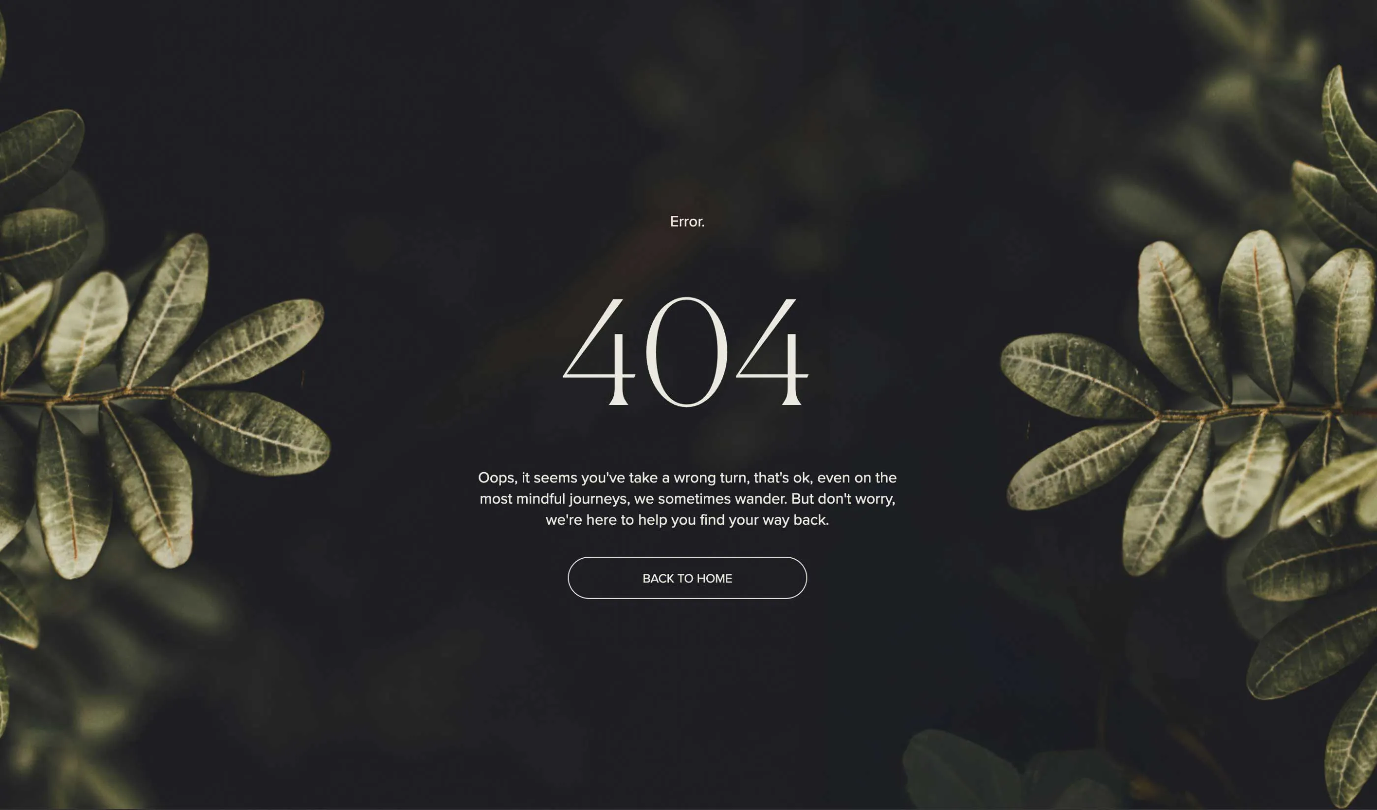 404 page design