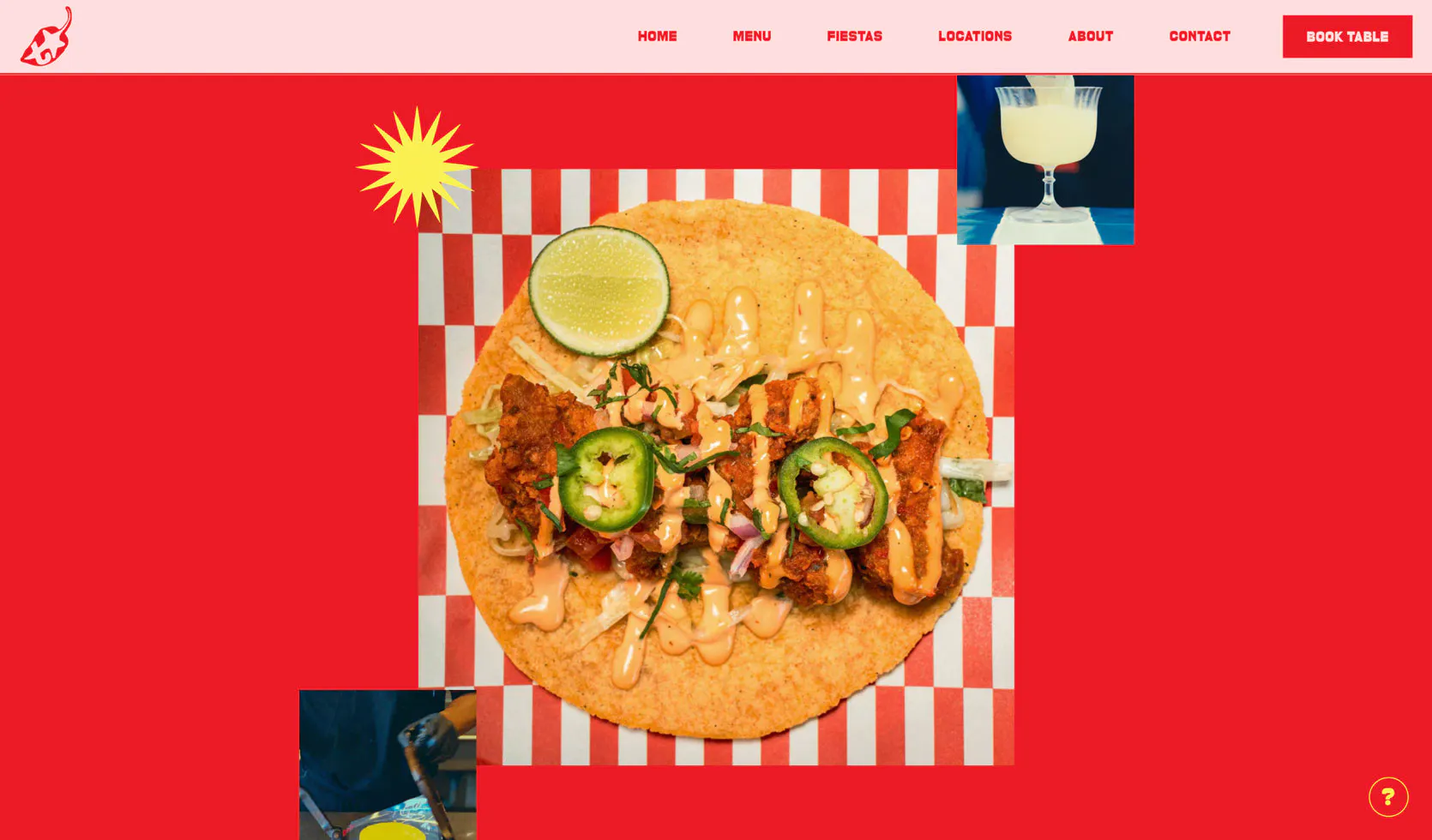 website design for mexican restaurant