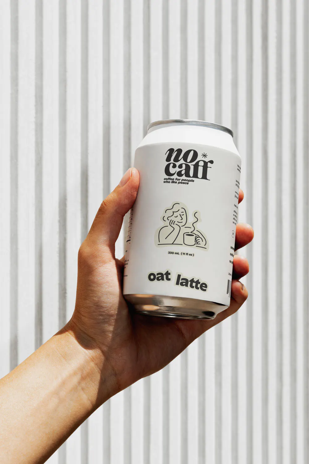 canned coffee branding