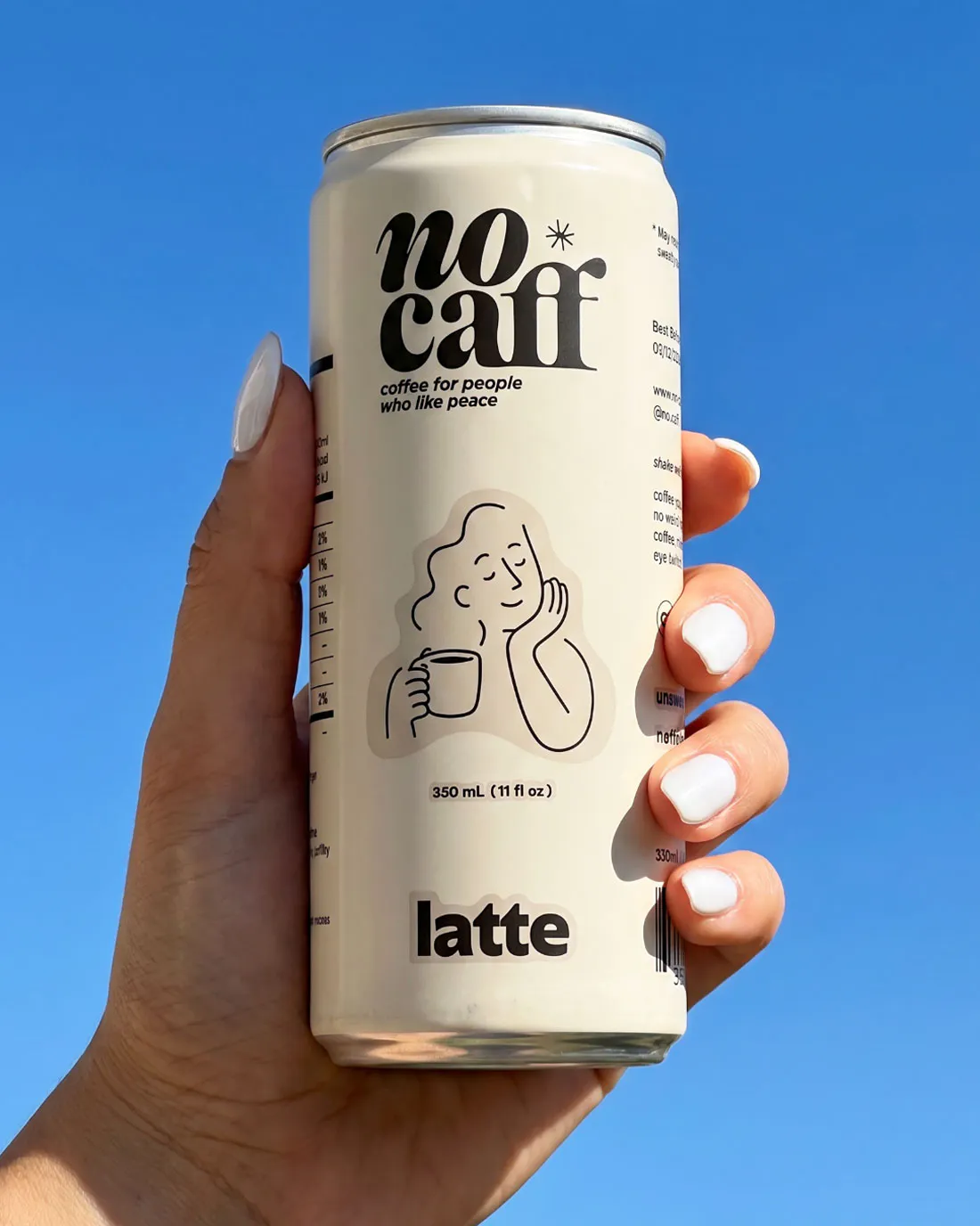 packaging design for canned coffee