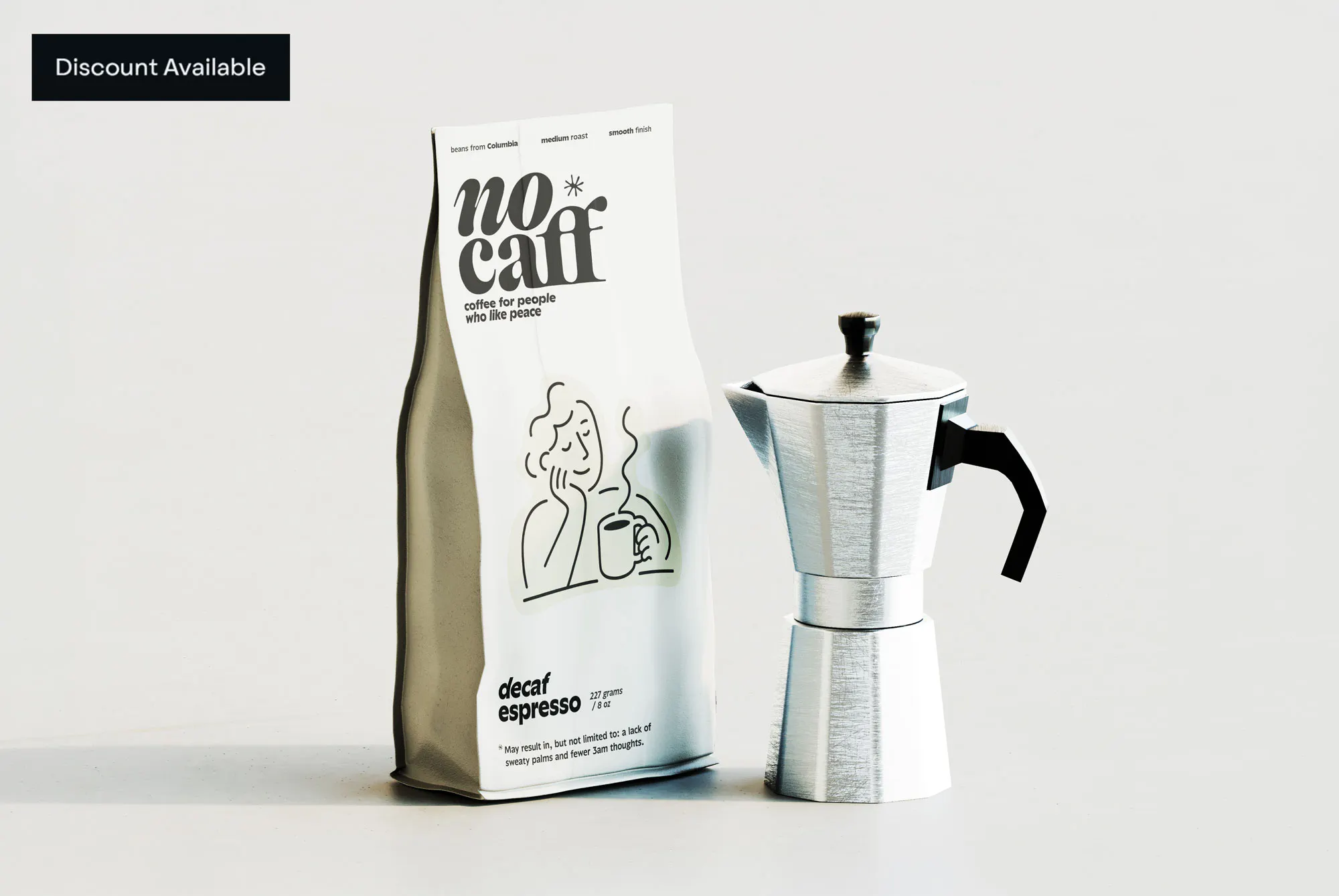 coffeep ackaging mockup