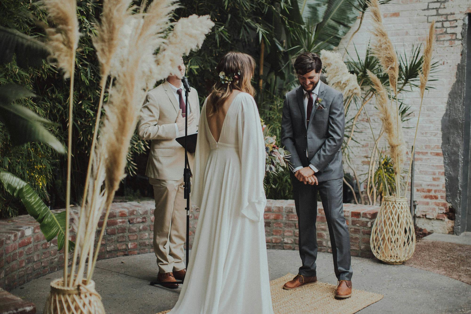 Pampus Grass wedding decor