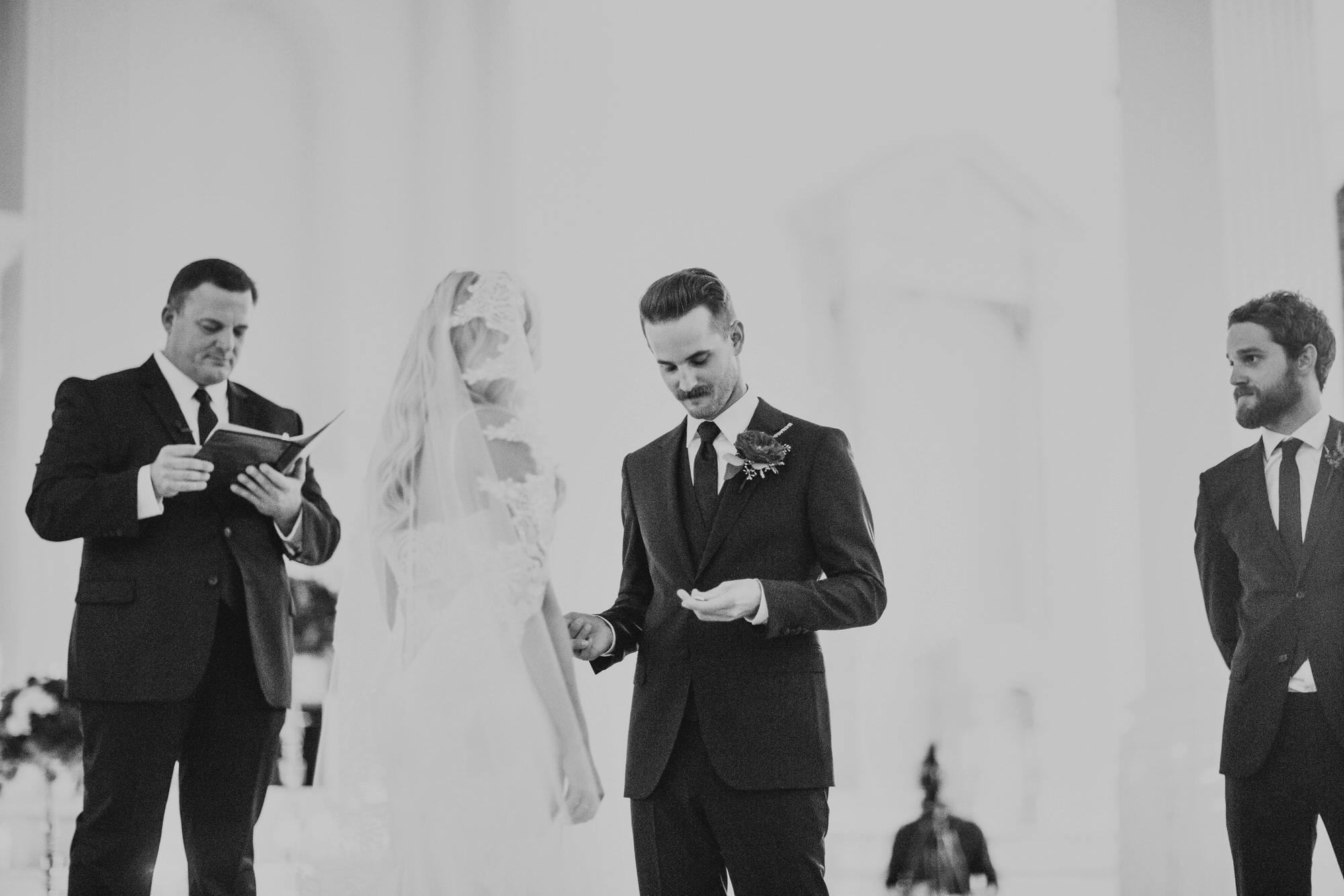 black and white classic wedding photos
