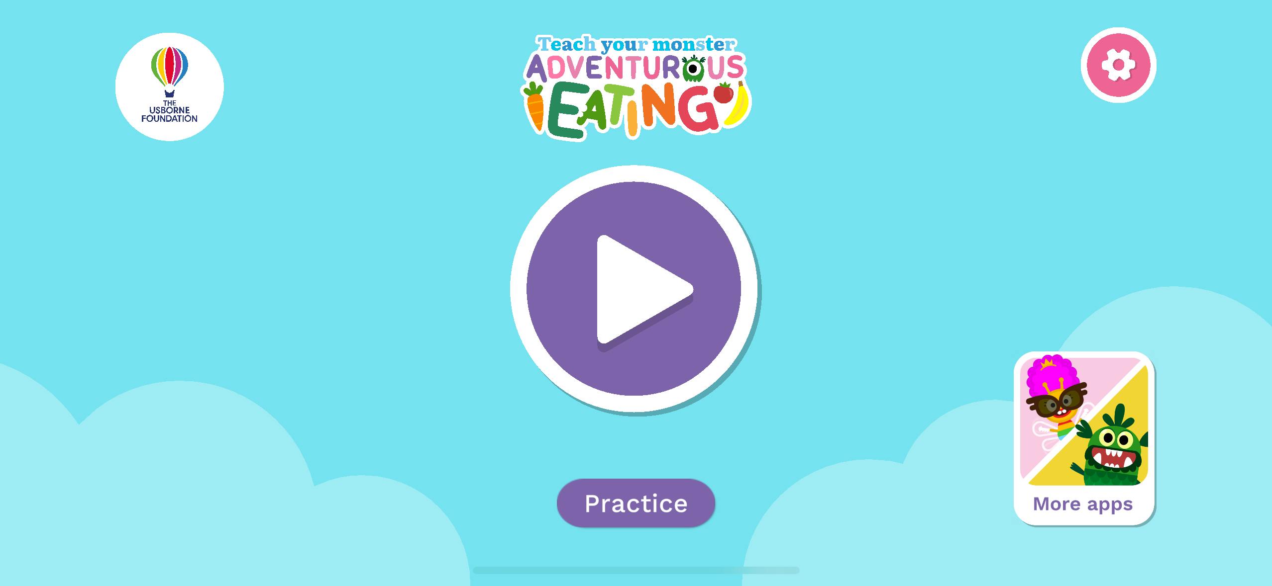 Adventurous Eating Practice Mode on the app