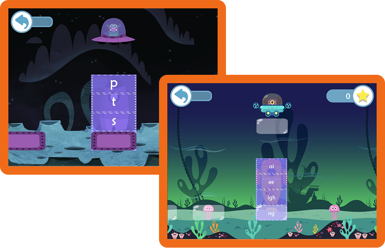 Builder Phonics minigame