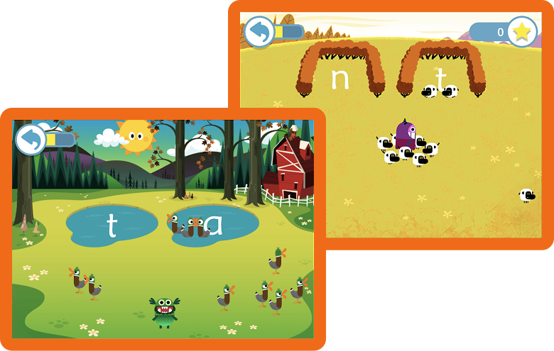 Phonics herding game