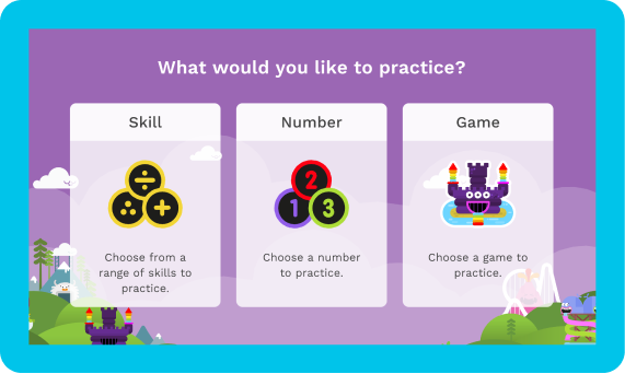 Practice Mode for Number Skills