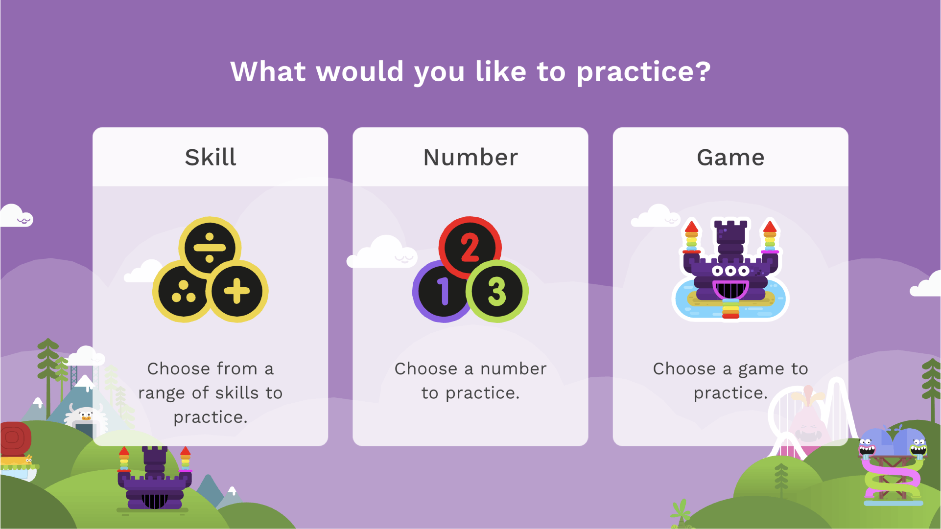 Number Skills Practice Mode