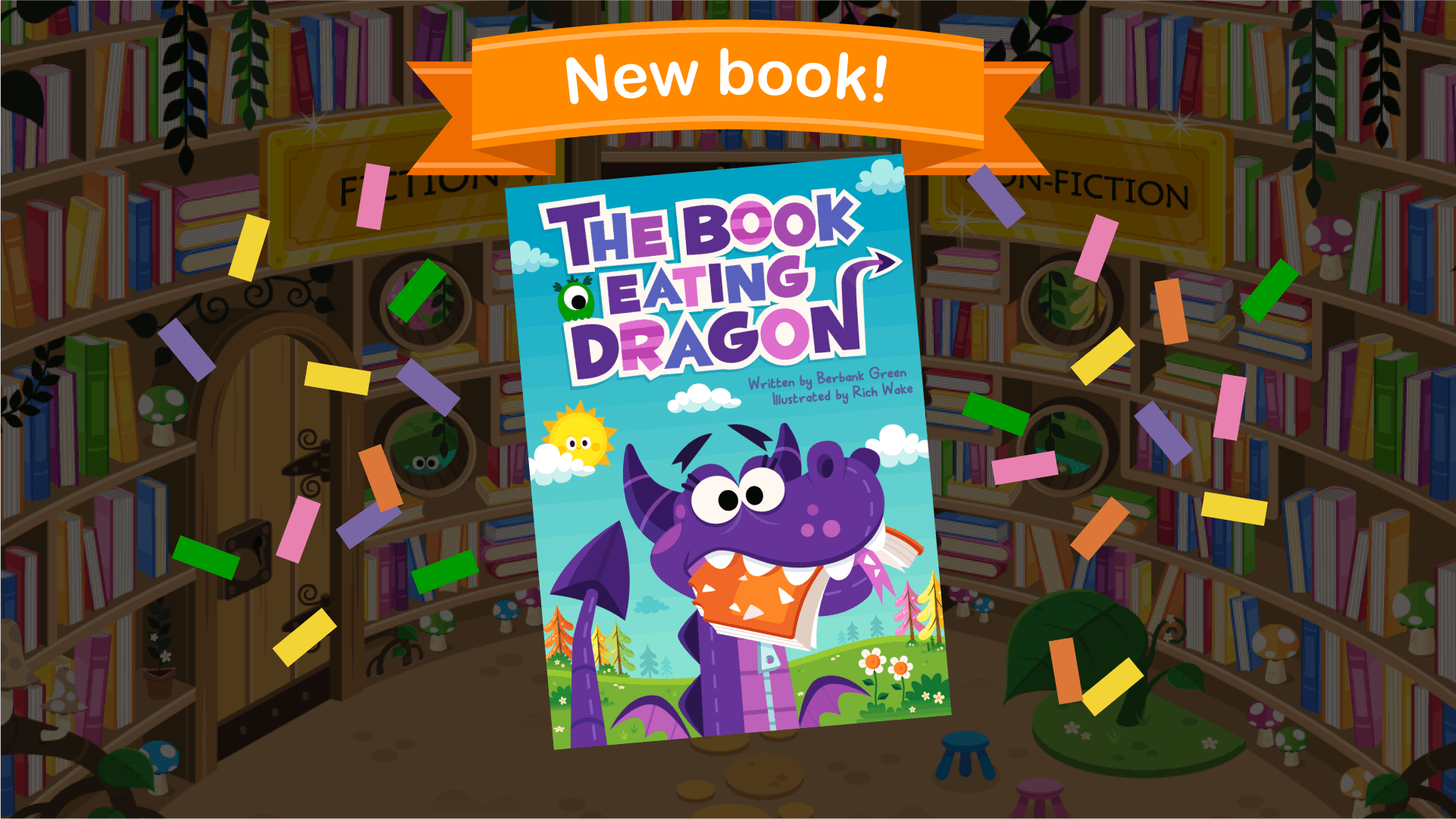 New book in Reading for Fun, the Book-Eating Dragon