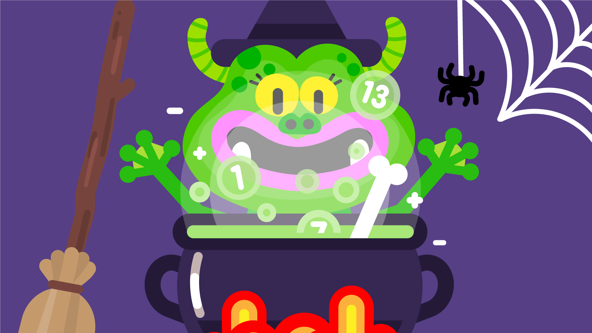 Halloween Number Skills Monster