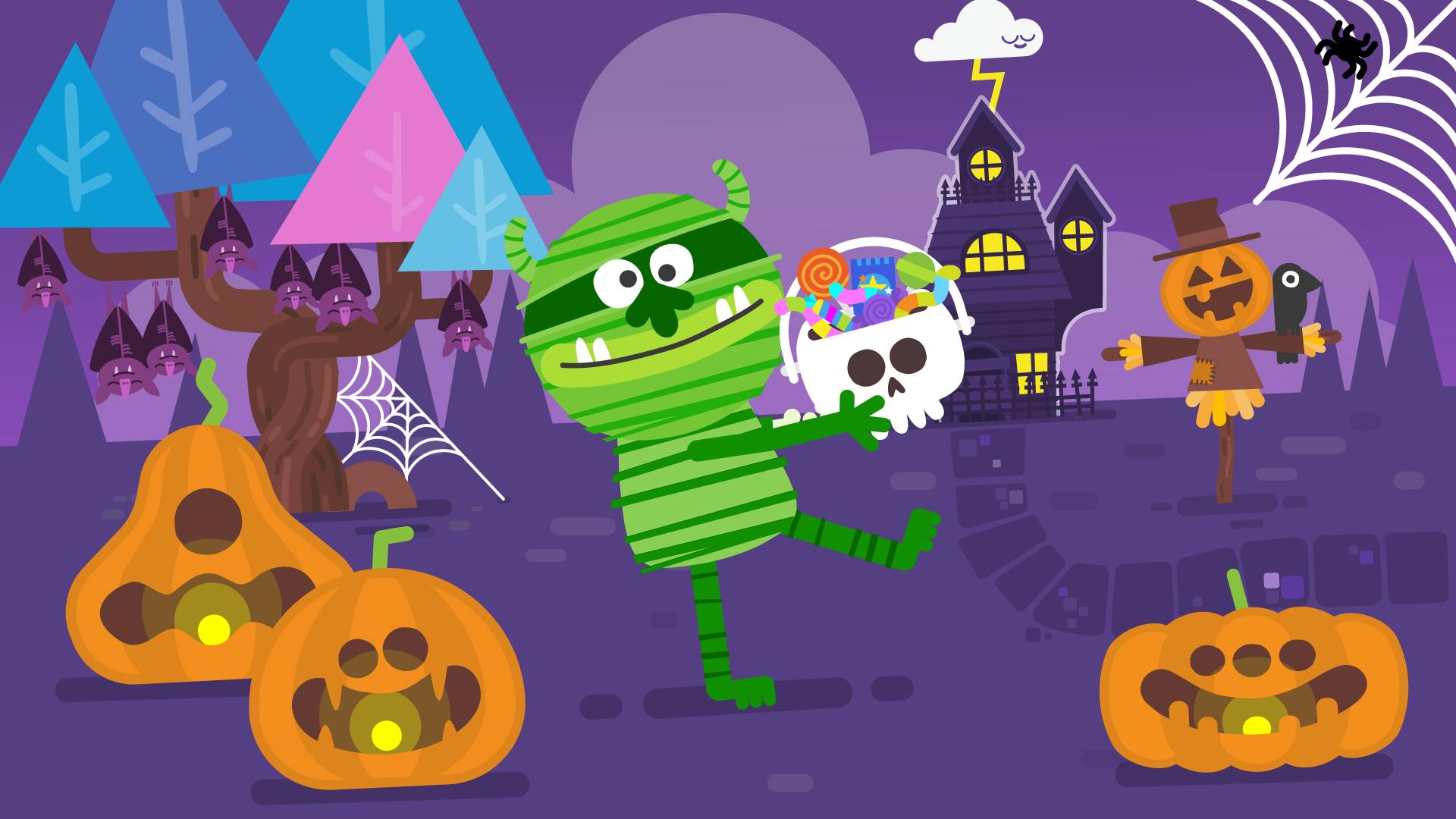 Teach Your Monster Number Skills halloween update
