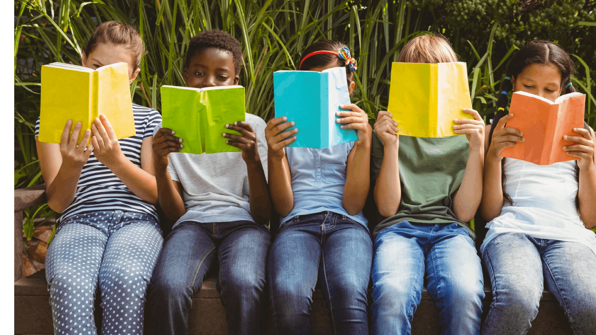 Children reading books - Teach Your Monster