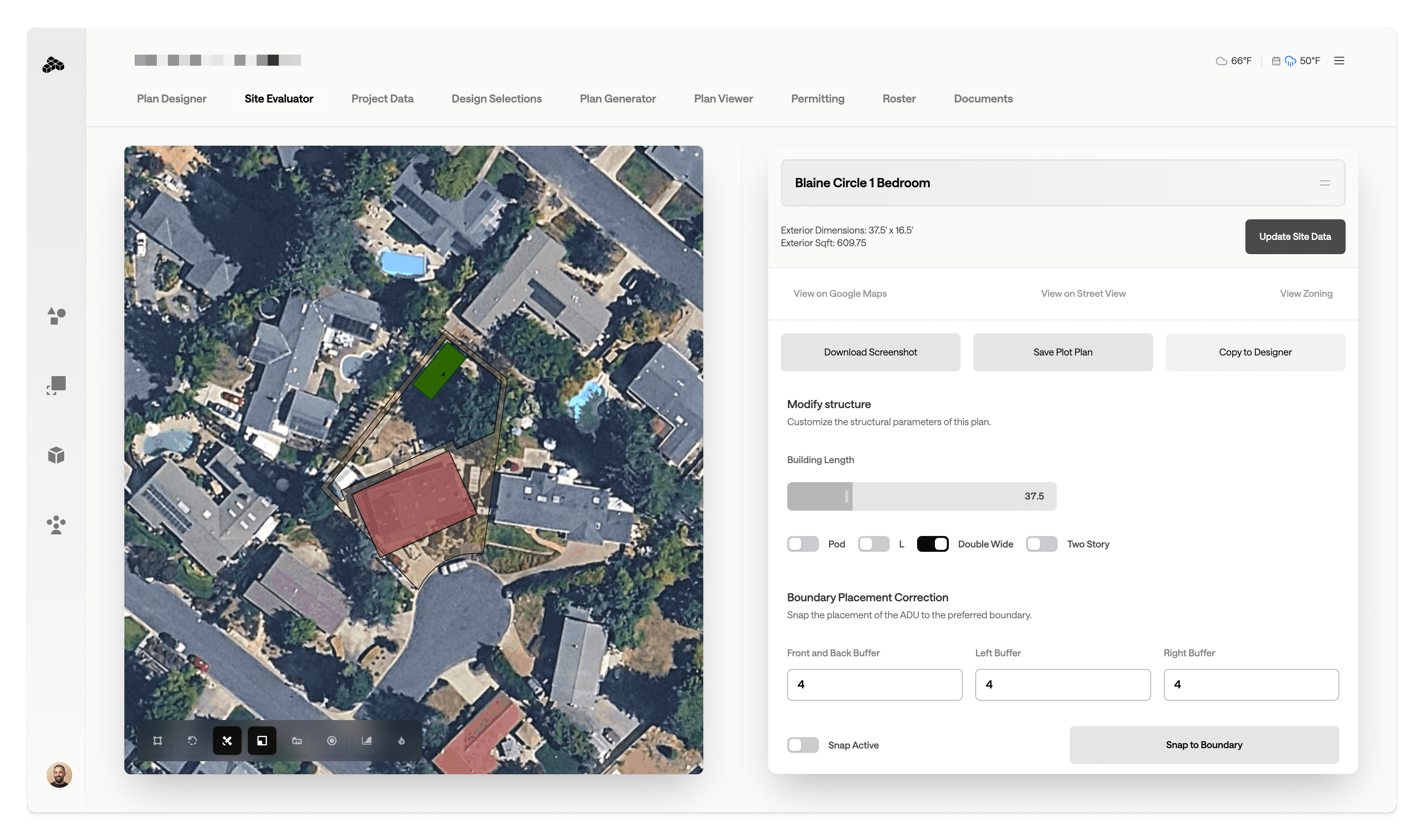 Type Five's Site Evaluator Application