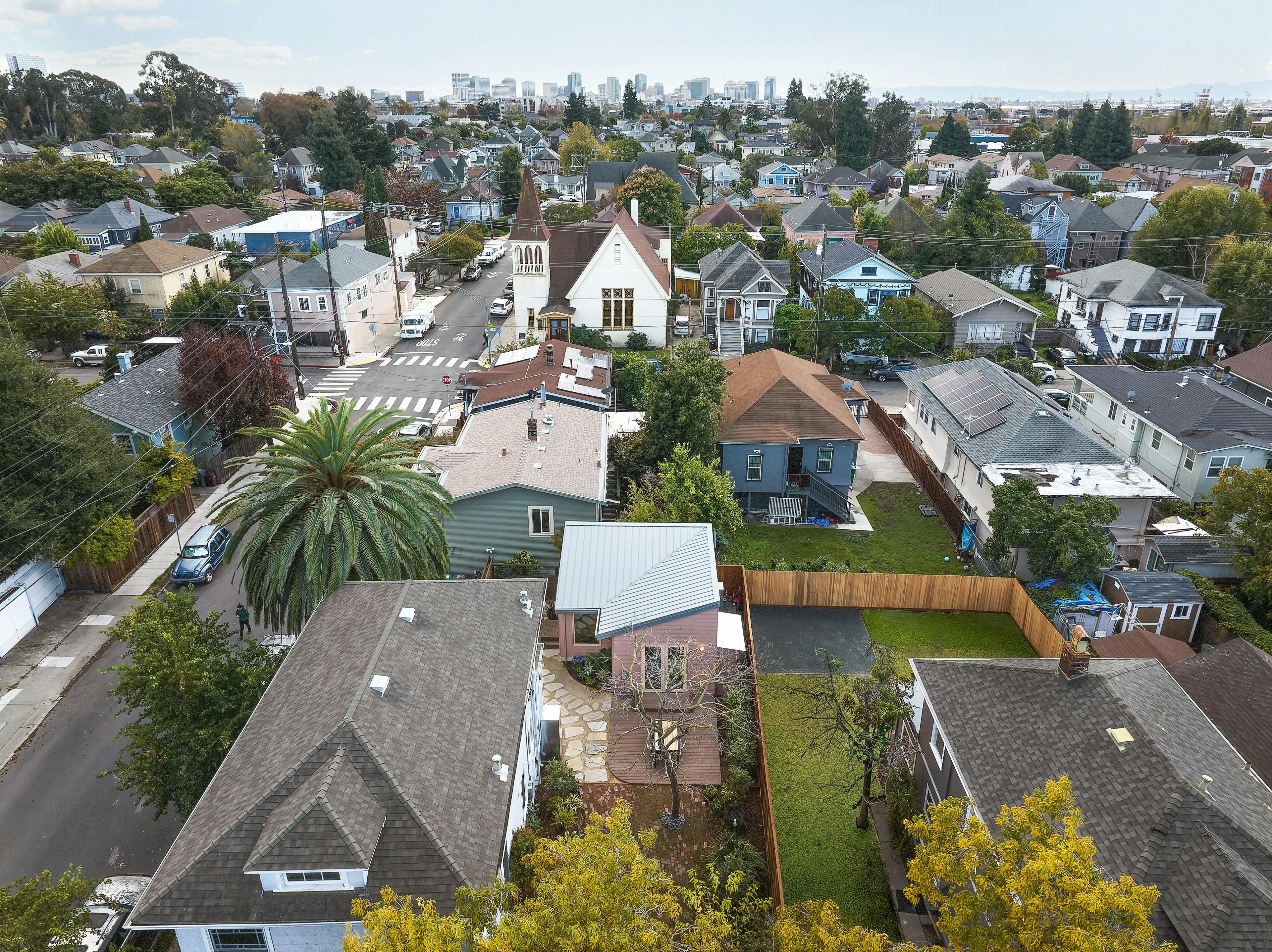 Aerial shot of a Type Five ADU