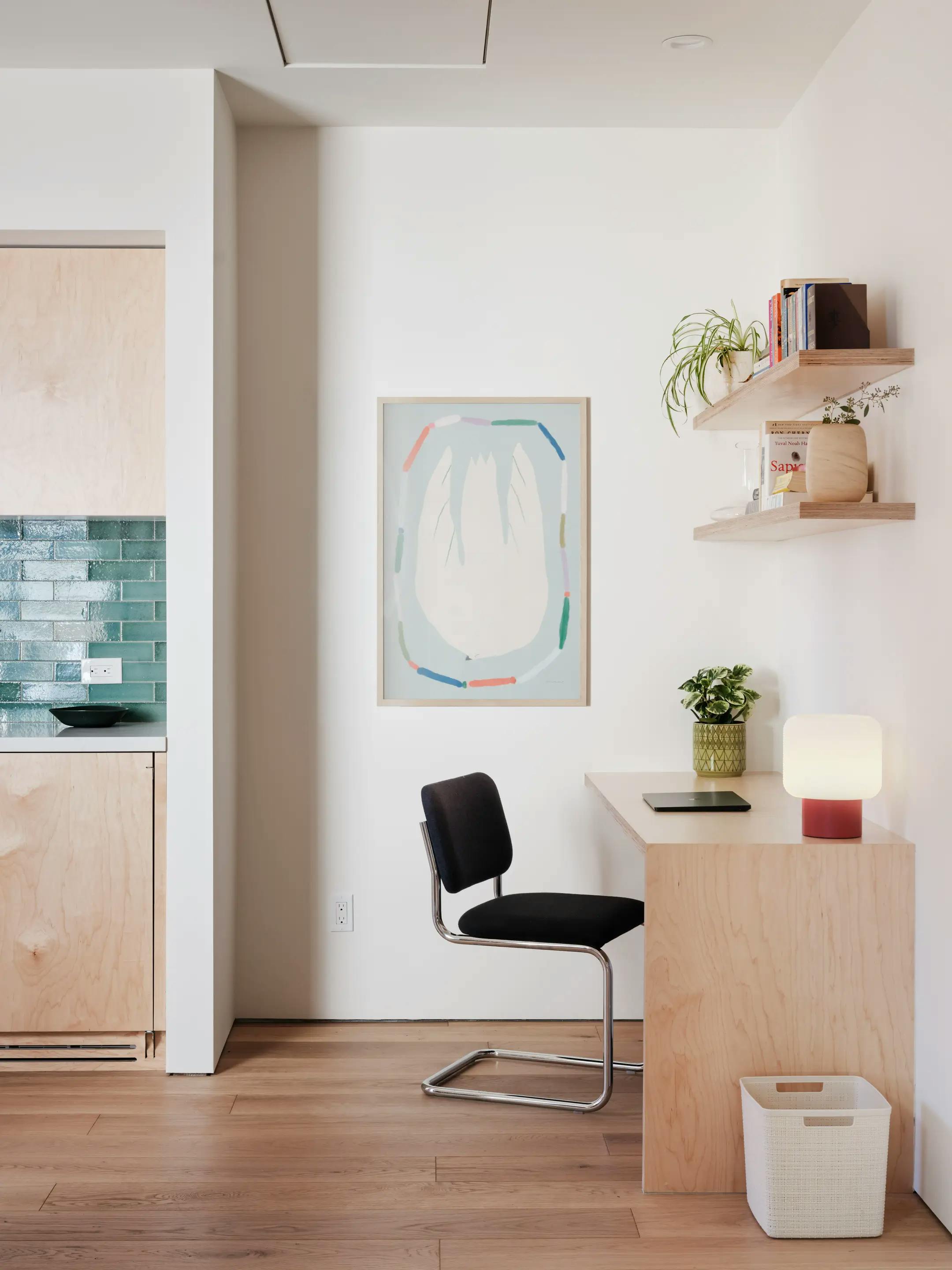 Interior shot of a Type Five ADU office