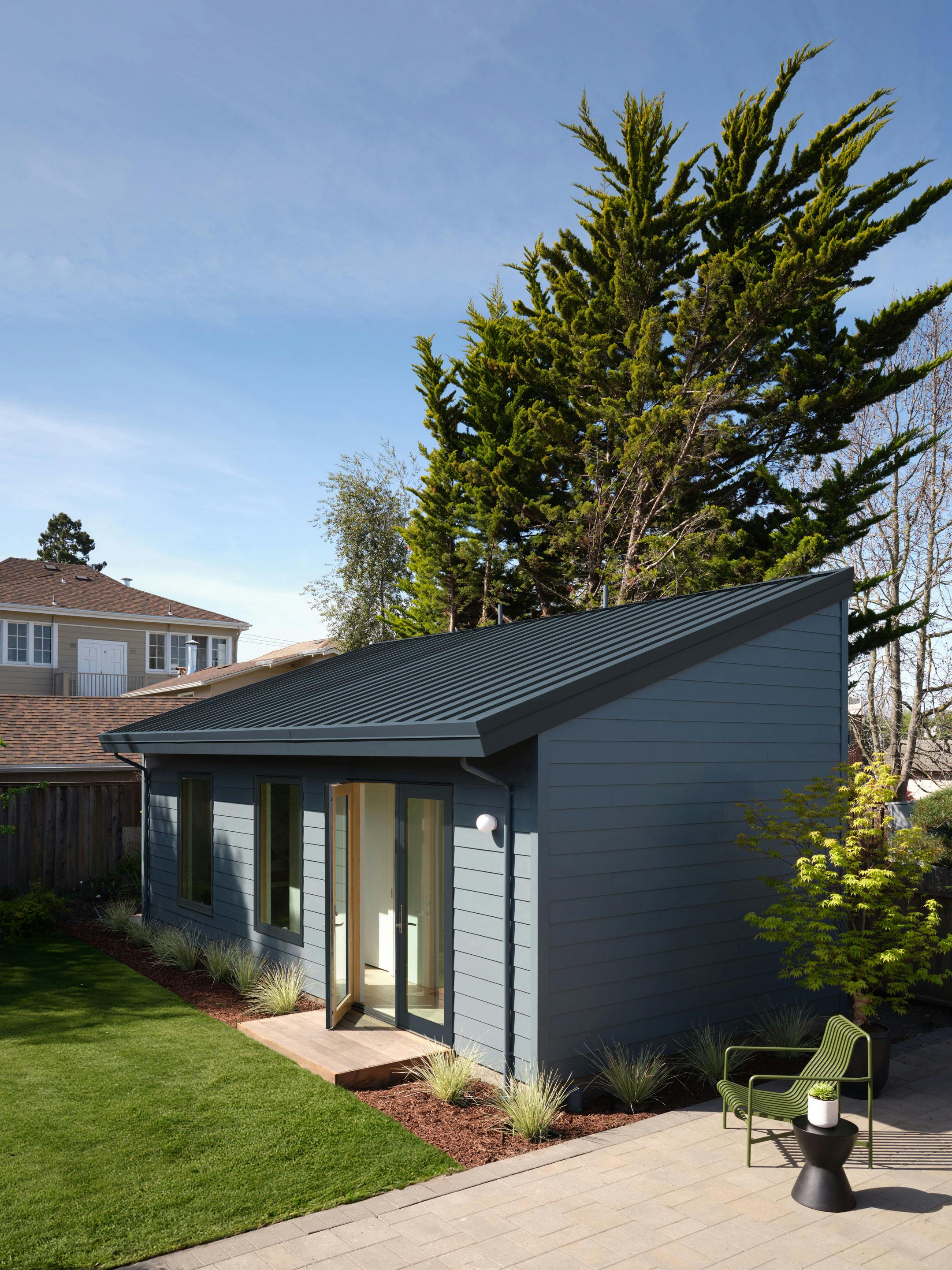 Exterior shot of a Type Five ADU in Berkeley