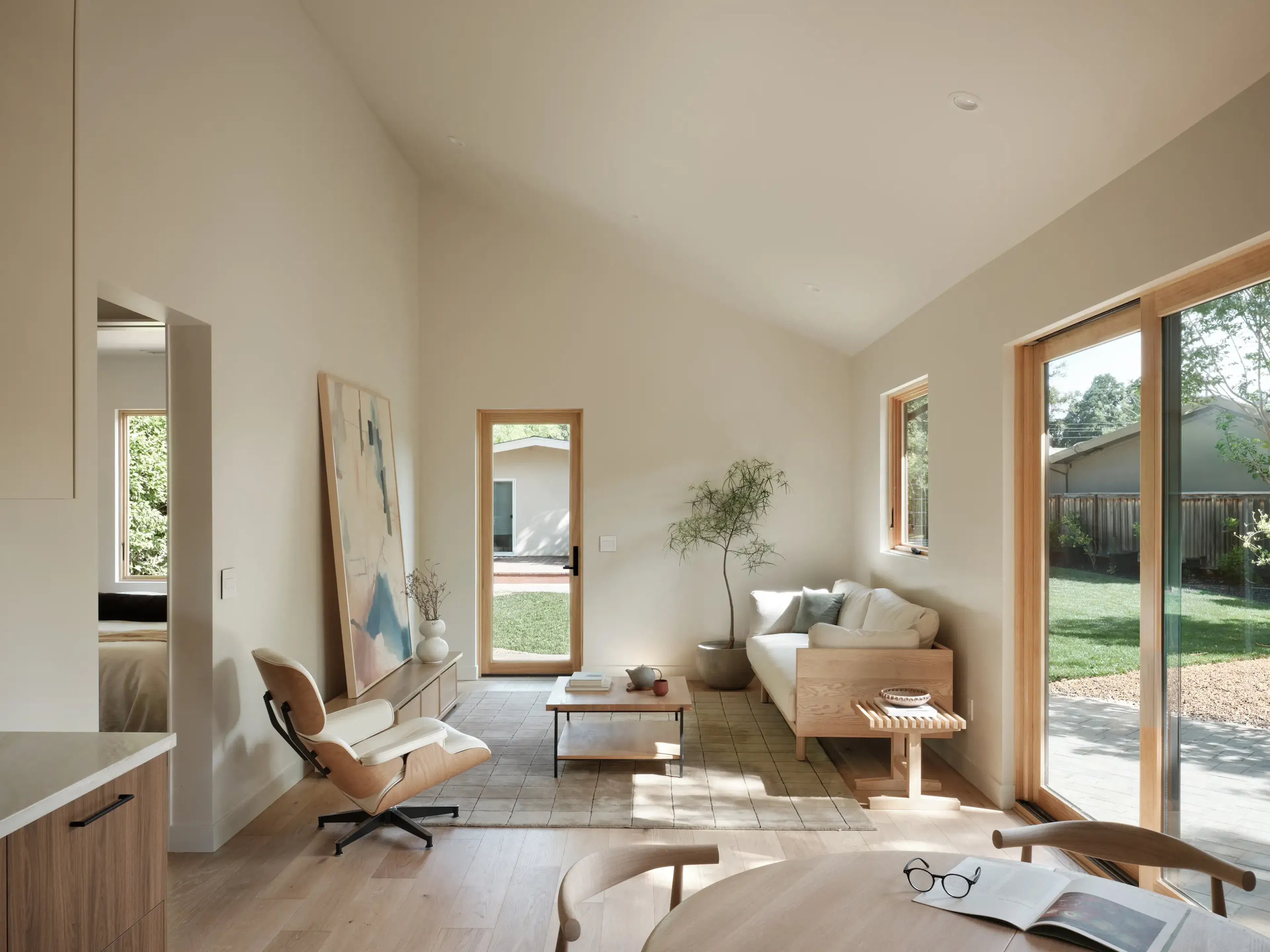 Interior shot of a Type Five ADU living room