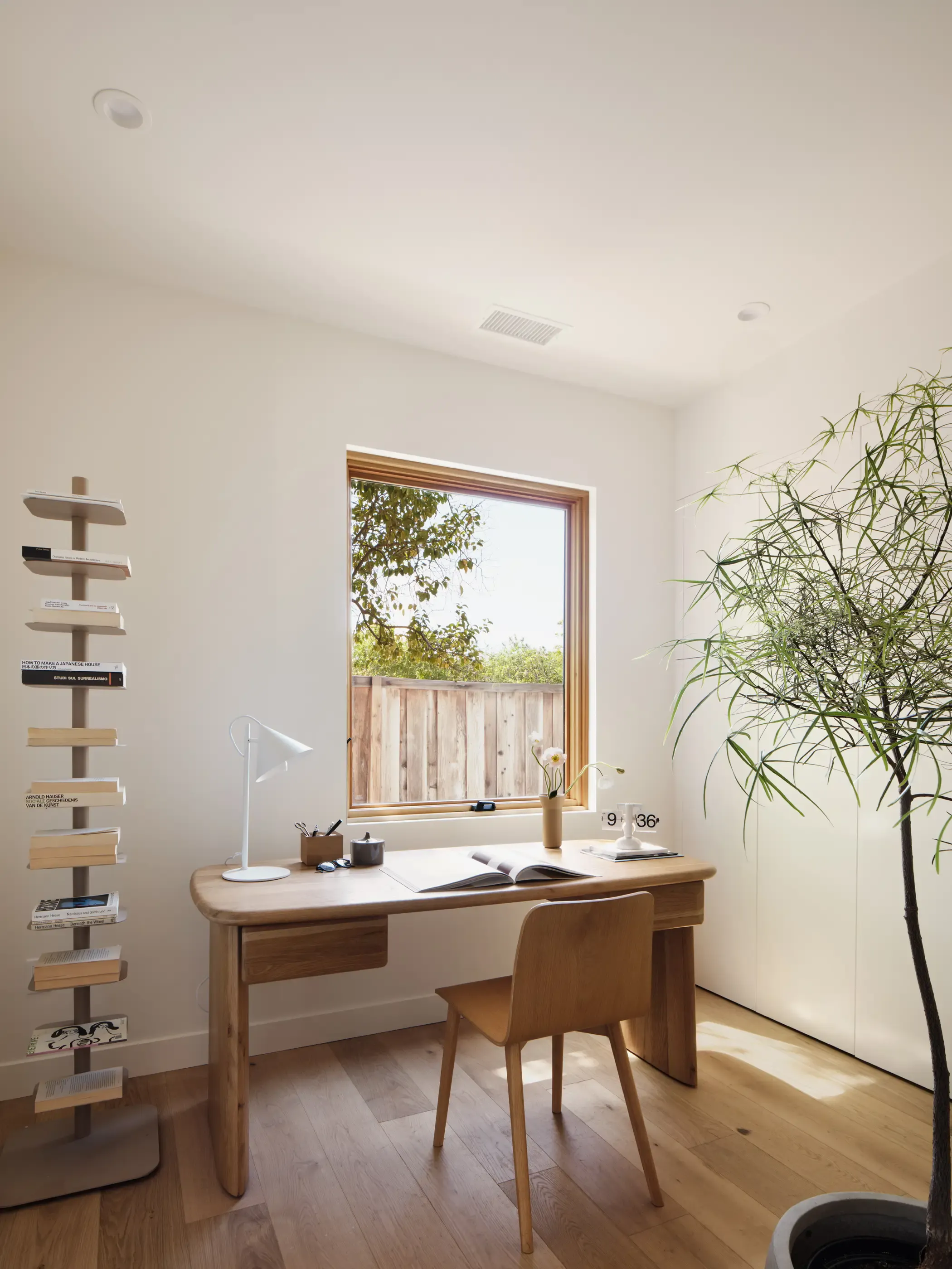 Interior shot of a Type Five ADU office bedroom