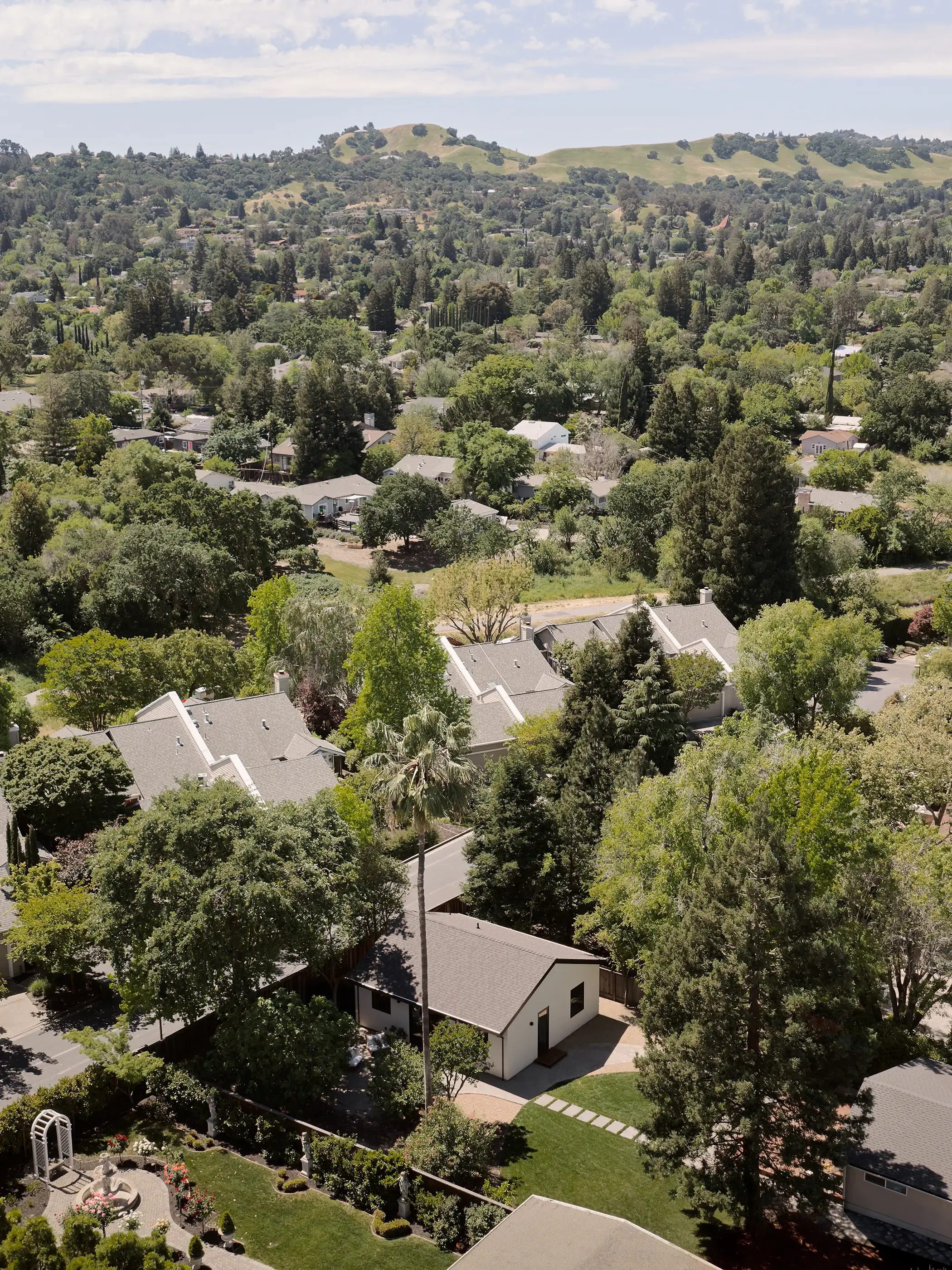 Aerial shot of a Type Five ADU