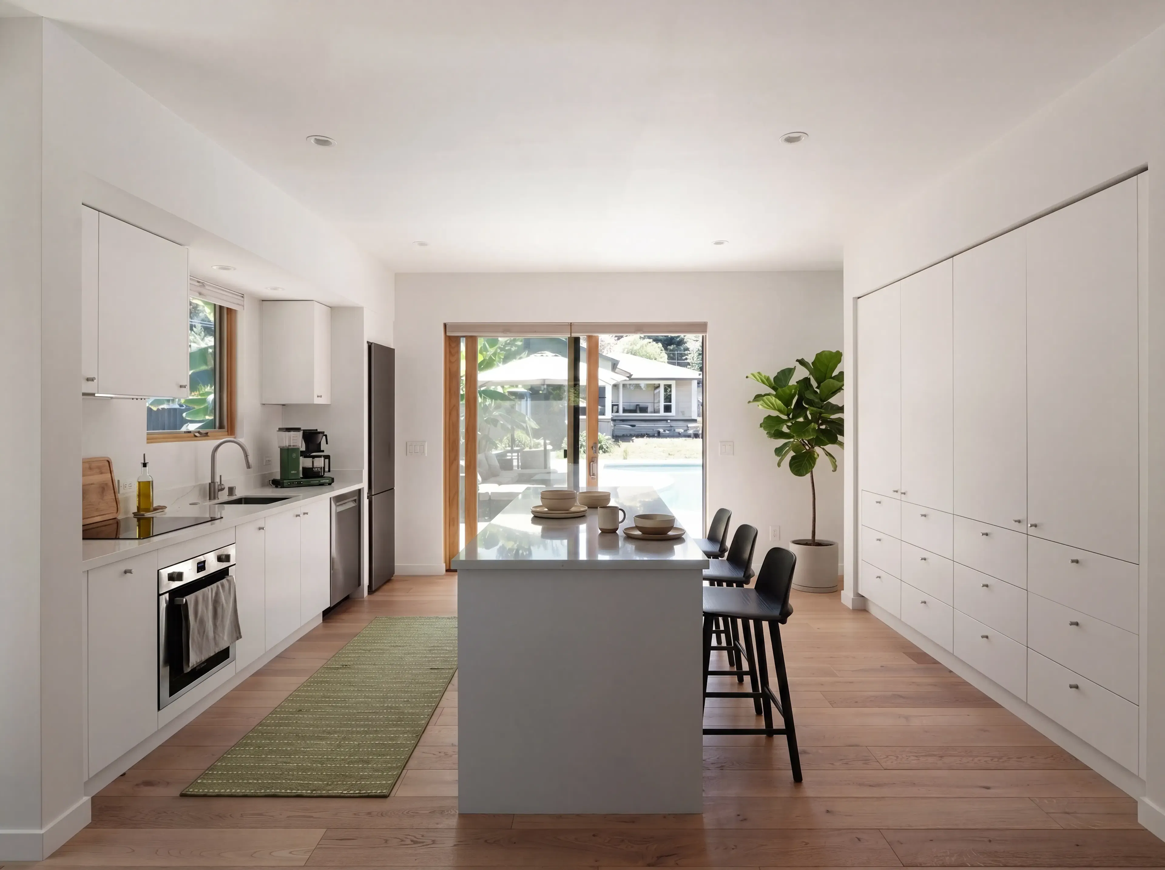 Interior shot of a Type Five ADU kitchen