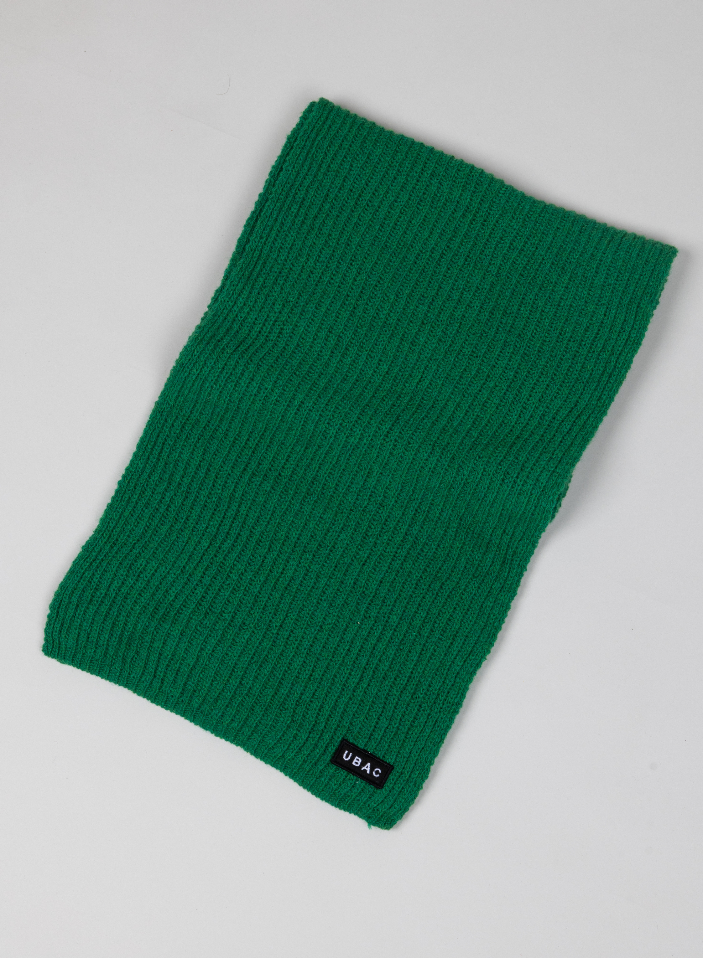 Écharpe Vert en laine recyclée