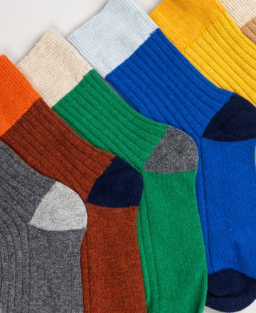 chaussette  en laine recyclée made in france