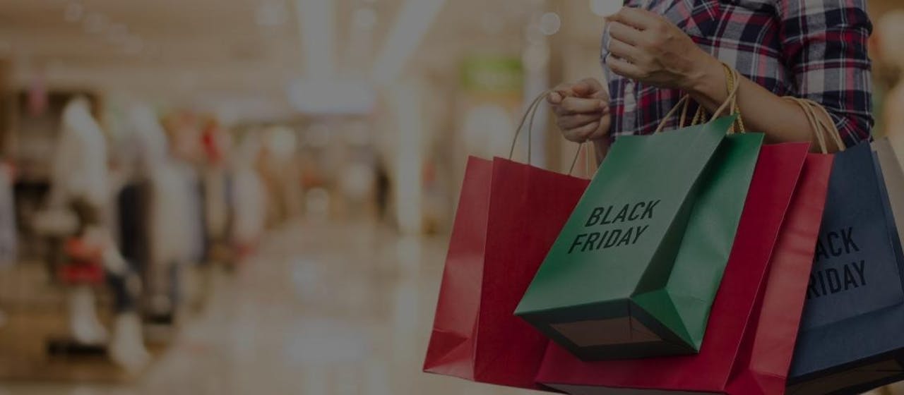 Sacs en papier black friday