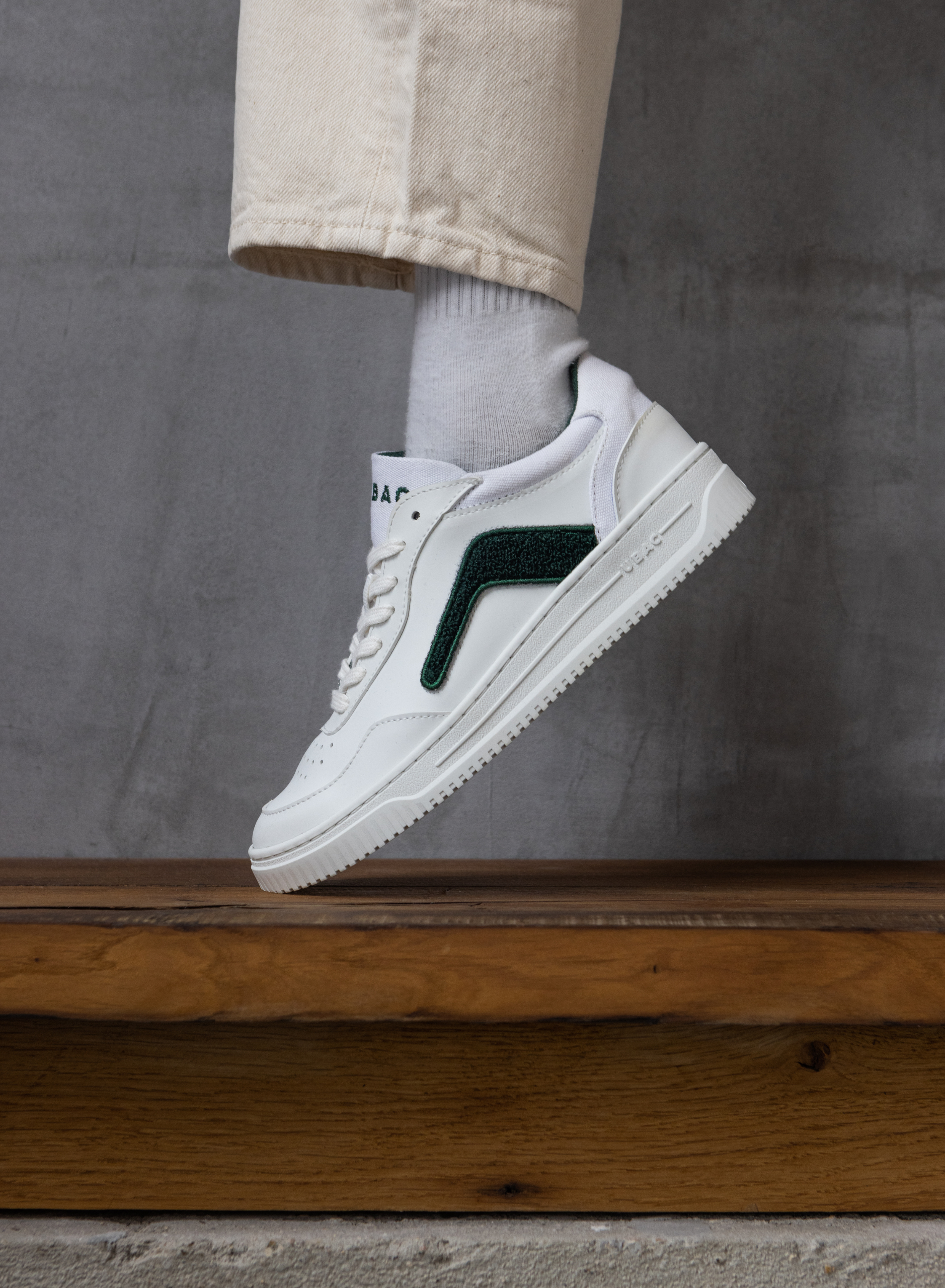 Basket Recyclée Femme AXOLO Cuir Végétal UBAC