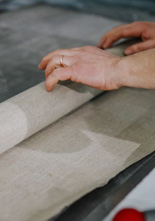 Tissu de coton recyclé