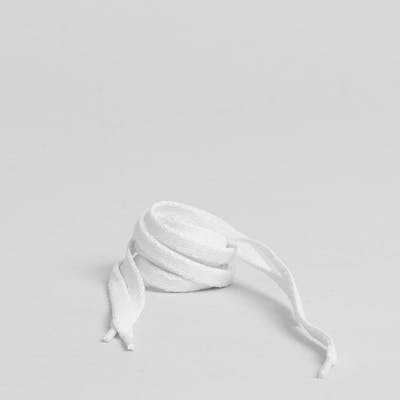 Lacets Blanc en polyester recyclé.