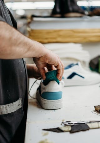 Fabrication de la basket Axolo Lin