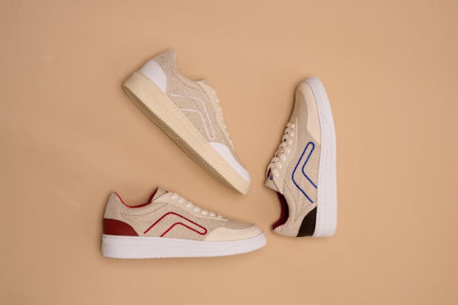 Vente écoresponsable de basket en laine recyclée pour homme. - Basket en Lin : AXOLO en Toile Homme| UBAC