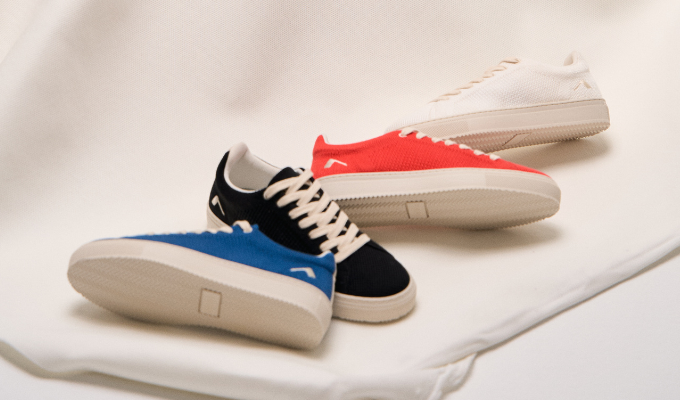 Vente écoresponsable de basket en laine recyclée pour homme. - undefined