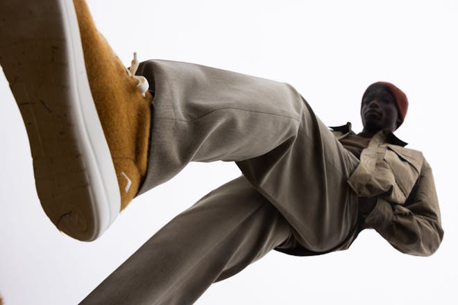 Vente écoresponsable de basket en laine recyclée pour homme. - Basket Vola femme  en laine recyclée