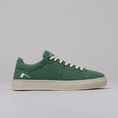 Basket Terra 2 femme Vert Arctic en laine recyclée
